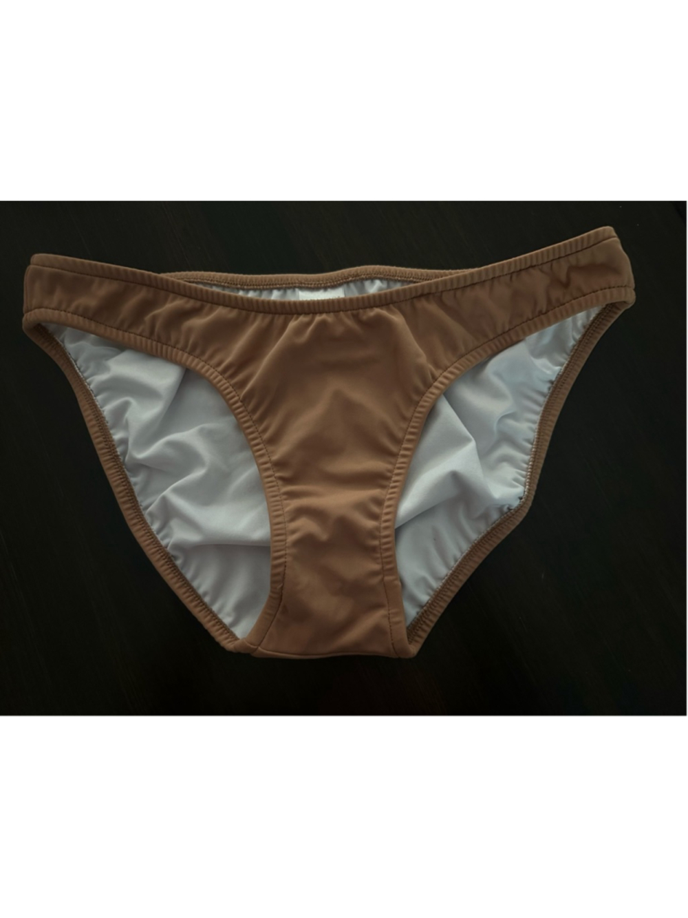 Women's Venus Brown & White Bikini Bottom Size 4